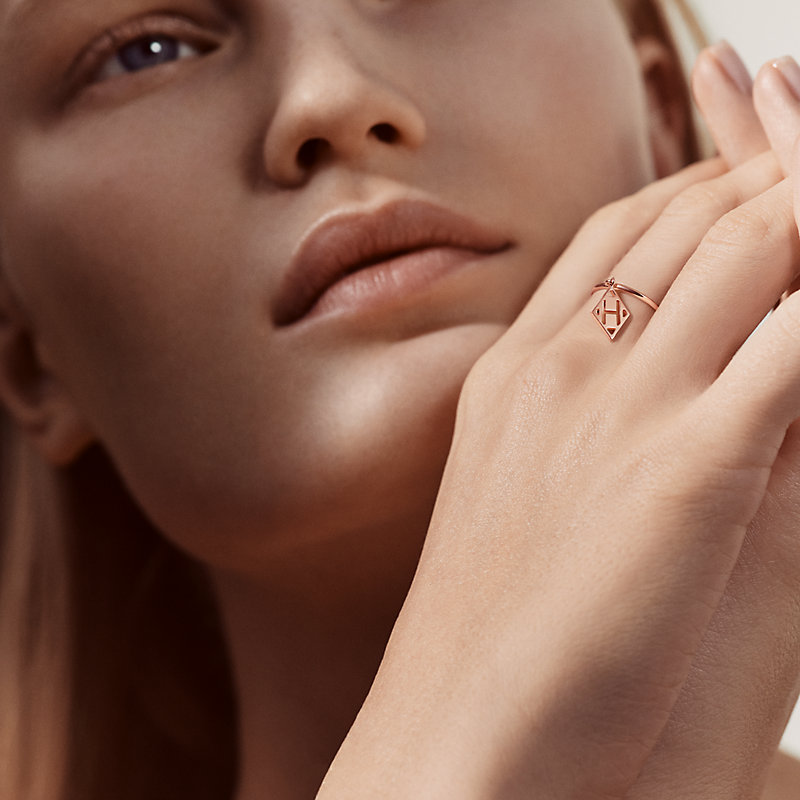 Hermès Ex-Libris H ring | Hermès Canada